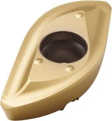 Seco - 218.20160 M08 Grade F25M Carbide Milling Insert - TiAlN/TiN Finish, 0.252" Thick, 0.63" Corner Radius - USA Tool & Supply
