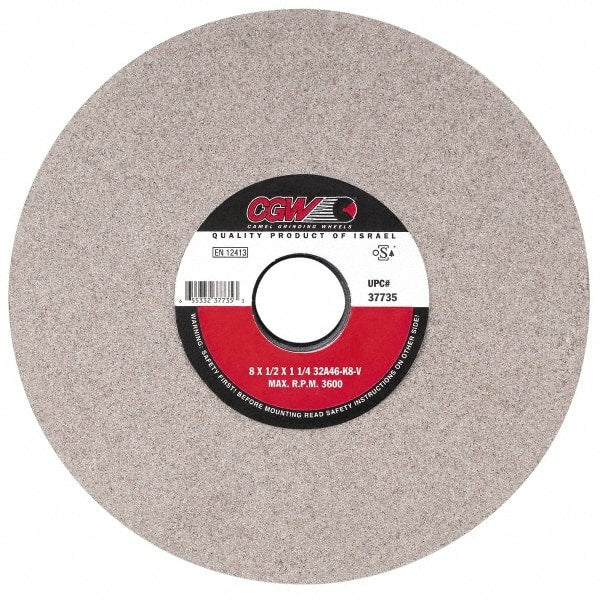 Camel Grinding Wheels - 14" Diam x 5" Hole x 2" Thick, K Hardness, 60 Grit Surface Grinding Wheel - USA Tool & Supply