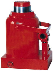 Value Collection - 30 Ton Capacity Hydraulic Hand Jack - 9-7/16" to 14-5/8" High, 5-1/8" Piston Stroke, 6-1/8" Long x 7-1/2" Wide Base - USA Tool & Supply