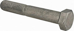 Value Collection - 1/2-13 UNC, 3-1/4" Length Under Head Hex Head Cap Screw - Partially Threaded, Grade 5 Steel, Hot Dipped Galvanized Finish, 3/4" Hex - USA Tool & Supply