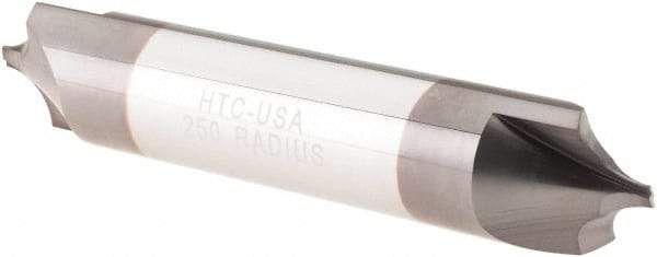 Value Collection - Corner Rounding End Mills - .250 R CARB CREM, DE,TIALN - USA Tool & Supply