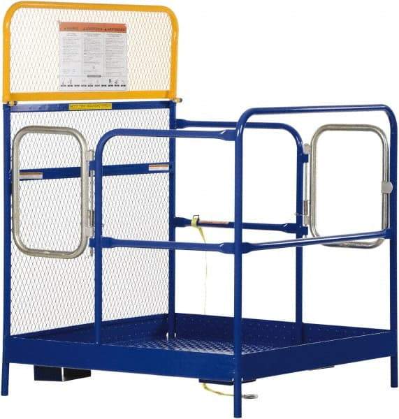 Vestil - 60" Platform - Forklift Work Platform, 1,000 Lb Capacity, 60" Platform Height, 48" Base Width x 48" Base Depth - USA Tool & Supply