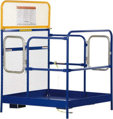 Vestil - 60" Platform - Forklift Work Platform, 1,000 Lb Capacity, 60" Platform Height, 48" Base Width x 48" Base Depth - USA Tool & Supply