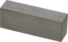 Mitutoyo - 0.5" Rectangular Steel Gage Block - Accuracy Grade 0, Includes Certificate of Inspection - USA Tool & Supply