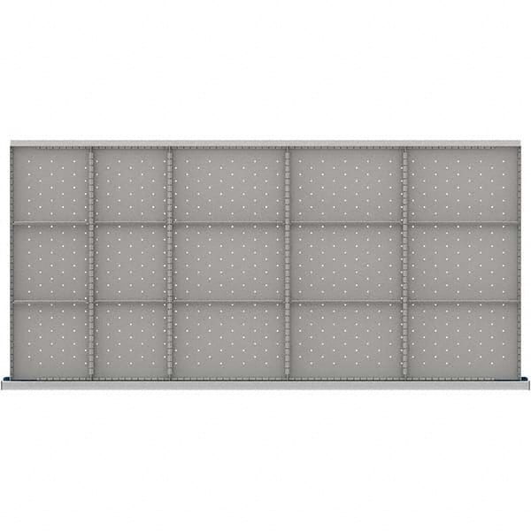 LISTA - 15-Compartment Drawer Divider Layout for 3.15" High Drawers - USA Tool & Supply
