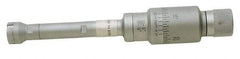 TESA Brown & Sharpe - 1.6 to 2", 3" Gage Depth, Mechanical Inside Hole Micrometer - 0.0002" Graduation, Ratchet Stop Thimble - USA Tool & Supply