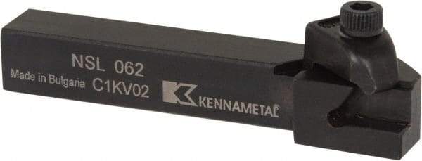 Kennametal - Internal/External Thread, Left Hand Cut, 3/8" Shank Width x 3/8" Shank Height Indexable Threading Toolholder - 2-1/2" OAL, N.2L Insert Compatibility, NS Toolholder, Series Top Notch - USA Tool & Supply