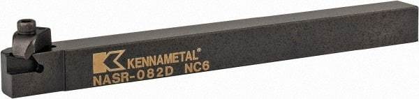 Kennametal - Internal/External Thread, Right Hand Cut, 1/2" Shank Width x 1/2" Shank Height Indexable Threading Toolholder - 6" OAL, N.2R Insert Compatibility, NAS Toolholder, Series Top Notch - USA Tool & Supply