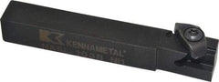 Kennametal - Internal/External Thread, Left Hand Cut, 5/8" Shank Width x 5/8" Shank Height Indexable Threading Toolholder - 4-1/2" OAL, N.3L Insert Compatibility, NAS Toolholder, Series Top Notch - USA Tool & Supply