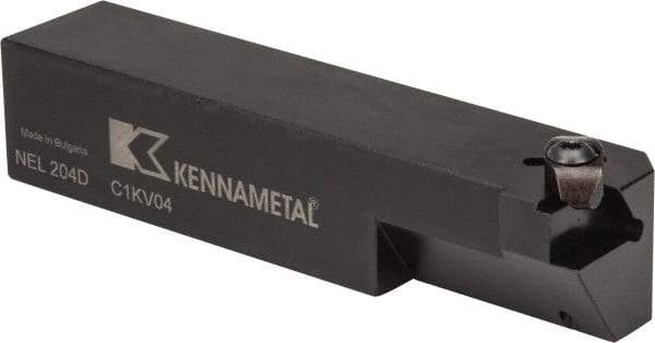 Kennametal - Internal/External Thread, Left Hand Cut, 1-1/4" Shank Width x 1-1/4" Shank Height Indexable Threading Toolholder - 6" OAL, N.4R Insert Compatibility, NE Toolholder, Series Top Notch - USA Tool & Supply