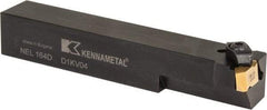 Kennametal - Internal/External Thread, Left Hand Cut, 1" Shank Width x 1" Shank Height Indexable Threading Toolholder - 6" OAL, N.4R Insert Compatibility, NE Toolholder, Series Top Notch - USA Tool & Supply