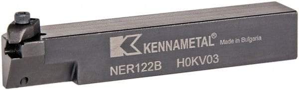 Kennametal - Internal/External Thread, Right Hand Cut, 3/4" Shank Width x 3/4" Shank Height Indexable Threading Toolholder - 4-1/2" OAL, N.2L Insert Compatibility, NE Toolholder, Series Top Notch - USA Tool & Supply