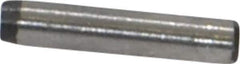 Made in USA - 1/16" Diam x 5/16" Pin Length 416 Stainless Steel Precision Dowel Pin - Passivated Finish, C 36-42 Hardness, 2 Beveled End - USA Tool & Supply