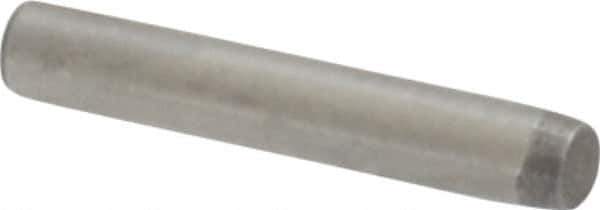 Made in USA - 1/16" Diam x 3/8" Pin Length 416 Stainless Steel Precision Dowel Pin - Passivated Finish, C 36-42 Hardness, 2 Beveled End - USA Tool & Supply