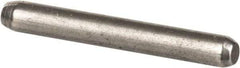 Made in USA - 1/16" Diam x 1/2" Pin Length 416 Stainless Steel Precision Dowel Pin - Passivated Finish, C 36-42 Hardness, 2 Beveled End - USA Tool & Supply