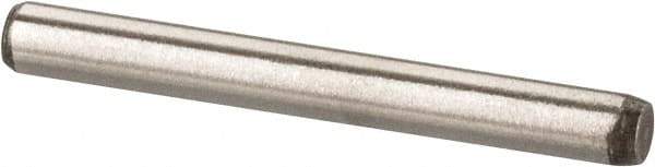 Made in USA - 1/16" Diam x 9/16" Pin Length 416 Stainless Steel Precision Dowel Pin - Passivated Finish, C 36-42 Hardness, 2 Beveled End - USA Tool & Supply