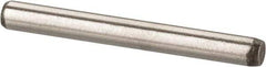 Made in USA - 1/16" Diam x 9/16" Pin Length 416 Stainless Steel Precision Dowel Pin - Passivated Finish, C 36-42 Hardness, 2 Beveled End - USA Tool & Supply