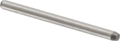 Made in USA - 1/16" Diam x 7/8" Pin Length 416 Stainless Steel Precision Dowel Pin - Passivated Finish, C 36-42 Hardness, 2 Beveled End - USA Tool & Supply