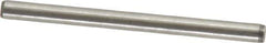 Made in USA - 3/32" Diam x 1-1/4" Pin Length 416 Stainless Steel Precision Dowel Pin - Passivated Finish, C 36-42 Hardness, 2 Beveled End - USA Tool & Supply