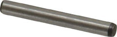 Made in USA - 3/32" Diam x 3/4" Pin Length 416 Stainless Steel Precision Dowel Pin - Passivated Finish, C 36-42 Hardness, 2 Beveled End - USA Tool & Supply