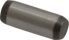 Made in USA - 1/8" Diam x 5/16" Pin Length 416 Stainless Steel Precision Dowel Pin - Passivated Finish, C 36-42 Hardness, 2 Beveled End - USA Tool & Supply