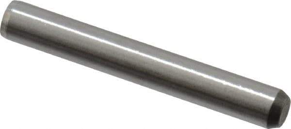 Made in USA - 5/32" Diam x 1-1/8" Pin Length 416 Stainless Steel Precision Dowel Pin - Passivated Finish, C 36-42 Hardness, 2 Beveled End - USA Tool & Supply