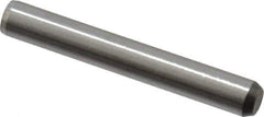 Made in USA - 5/32" Diam x 1-1/8" Pin Length 416 Stainless Steel Precision Dowel Pin - Passivated Finish, C 36-42 Hardness, 2 Beveled End - USA Tool & Supply