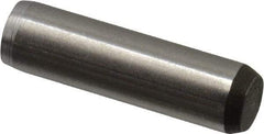 Made in USA - 5/32" Diam x 9/16" Pin Length 416 Stainless Steel Precision Dowel Pin - Passivated Finish, C 36-42 Hardness, 2 Beveled End - USA Tool & Supply