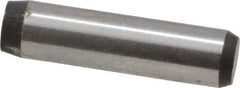 Made in USA - 5/32" Diam x 5/8" Pin Length 416 Stainless Steel Precision Dowel Pin - Passivated Finish, C 36-42 Hardness, 2 Beveled End - USA Tool & Supply