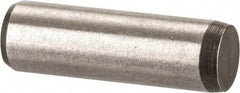 Made in USA - 3/16" Diam x 5/8" Pin Length 416 Stainless Steel Precision Dowel Pin - Passivated Finish, C 36-42 Hardness, 2 Beveled End - USA Tool & Supply