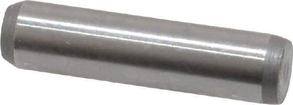 Made in USA - 3/16" Diam x 3/4" Pin Length 416 Stainless Steel Precision Dowel Pin - Passivated Finish, C 36-42 Hardness, 2 Beveled End - USA Tool & Supply