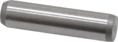 Made in USA - 3/16" Diam x 3/4" Pin Length 416 Stainless Steel Precision Dowel Pin - Passivated Finish, C 36-42 Hardness, 2 Beveled End - USA Tool & Supply