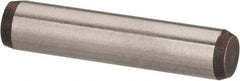Made in USA - 3/16" Diam x 7/8" Pin Length 416 Stainless Steel Precision Dowel Pin - Passivated Finish, C 36-42 Hardness, 2 Beveled End - USA Tool & Supply