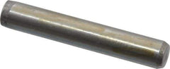 Made in USA - 1/4" Diam x 1-1/2" Pin Length 416 Stainless Steel Precision Dowel Pin - Passivated Finish, C 36-42 Hardness, 2 Beveled End - USA Tool & Supply