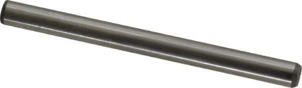 Made in USA - 1/4" Diam x 3" Pin Length 416 Stainless Steel Precision Dowel Pin - Passivated Finish, C 36-42 Hardness, 2 Beveled End - USA Tool & Supply