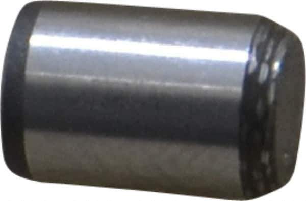 Made in USA - 1/4" Diam x 3/8" Pin Length 416 Stainless Steel Precision Dowel Pin - Passivated Finish, C 36-42 Hardness, 2 Beveled End - USA Tool & Supply