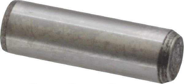 Made in USA - 5/16" Diam x 1" Pin Length 416 Stainless Steel Precision Dowel Pin - Passivated Finish, C 36-42 Hardness, 2 Beveled End - USA Tool & Supply