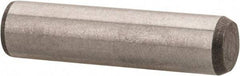 Made in USA - 5/16" Diam x 1-1/4" Pin Length 416 Stainless Steel Precision Dowel Pin - Passivated Finish, C 36-42 Hardness, 2 Beveled End - USA Tool & Supply