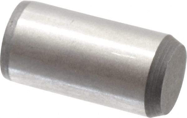 Made in USA - 5/16" Diam x 5/8" Pin Length 416 Stainless Steel Precision Dowel Pin - Passivated Finish, C 36-42 Hardness, 2 Beveled End - USA Tool & Supply