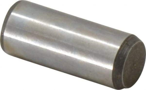 Made in USA - 5/16" Diam x 3/4" Pin Length 416 Stainless Steel Precision Dowel Pin - Passivated Finish, C 36-42 Hardness, 2 Beveled End - USA Tool & Supply