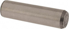 Made in USA - 3/8" Diam x 1-3/8" Pin Length 416 Stainless Steel Precision Dowel Pin - Passivated Finish, C 36-42 Hardness, 2 Beveled End - USA Tool & Supply