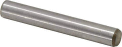 Made in USA - 3/8" Diam x 2-1/2" Pin Length 416 Stainless Steel Precision Dowel Pin - Passivated Finish, C 36-42 Hardness, 2 Beveled End - USA Tool & Supply