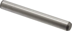 Made in USA - 3/8" Diam x 3" Pin Length 416 Stainless Steel Precision Dowel Pin - Passivated Finish, C 36-42 Hardness, 2 Beveled End - USA Tool & Supply