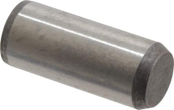 Made in USA - 3/8" Diam x 7/8" Pin Length 416 Stainless Steel Precision Dowel Pin - Passivated Finish, C 36-42 Hardness, 2 Beveled End - USA Tool & Supply