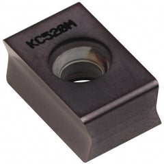 Kennametal - LPE32403 Grade KC520M Carbide Milling Insert - TiAlN Finish, 1/4" Thick, 0.8mm Corner Radius - USA Tool & Supply
