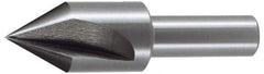 Keo - 2" Head Diam, 3/4" Shank Diam, 3 Flute 82° High Speed Steel Countersink - Bright Finish, 3-1/4" OAL, Single End, Straight Shank, Right Hand Cut - USA Tool & Supply