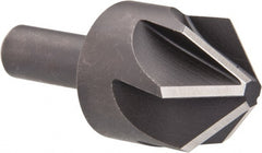 Keo - 1-1/4" Head Diam, 1/2" Shank Diam, 6 Flute 90° High Speed Steel Countersink - USA Tool & Supply