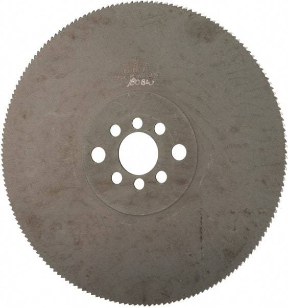 Kinkelder Saw - 225mm Blade Diam, 180 Teeth, High Speed Steel Cold Saw Blade - 32mm Arbor Hole Diam, 2mm Blade Thickness - USA Tool & Supply