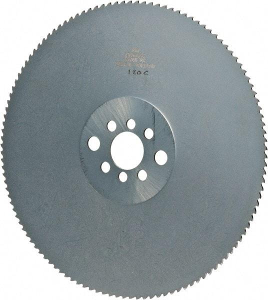 Kinkelder Saw - 250mm Blade Diam, 120 Teeth, High Speed Steel Cold Saw Blade - 32mm Arbor Hole Diam, 2mm Blade Thickness - USA Tool & Supply