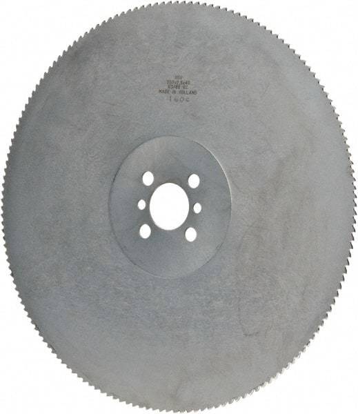 Kinkelder Saw - 315mm Blade Diam, 200 Teeth, High Speed Steel Cold Saw Blade - 40mm Arbor Hole Diam, 2.5mm Blade Thickness - USA Tool & Supply